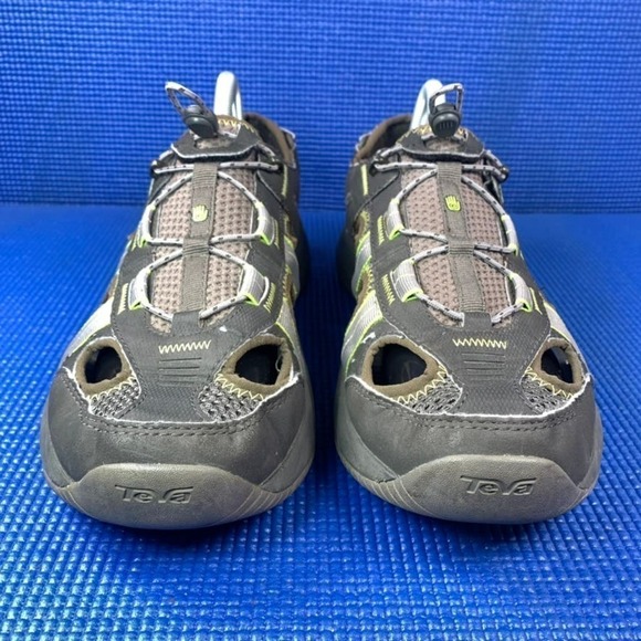 TEVA CHURNIUM Men`s Size 9 Black Grey Green Outdoor Water Sandal S/N 1000178 main image 7